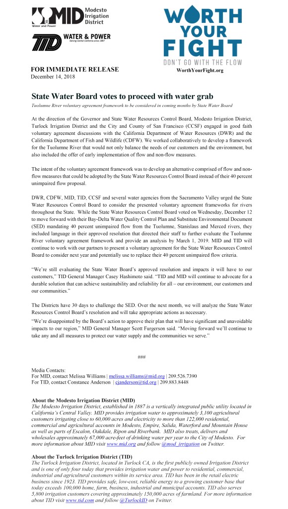 SED Adoption Press Release